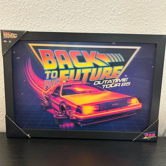 Back To The Future OUTatime Tour 85 3D 10x20 Picture - Picture 1 of 5